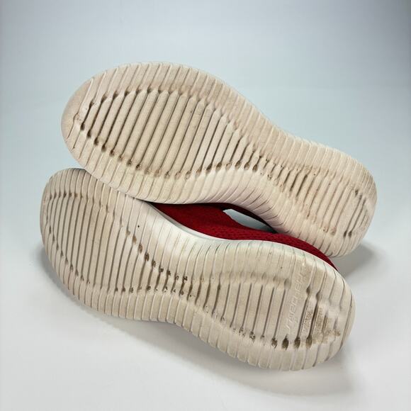 Skechers Ultra Flex Red Slip On Comfort Walking Shoes 13106 Women’s Size 8.5 - Picture 8 of 11